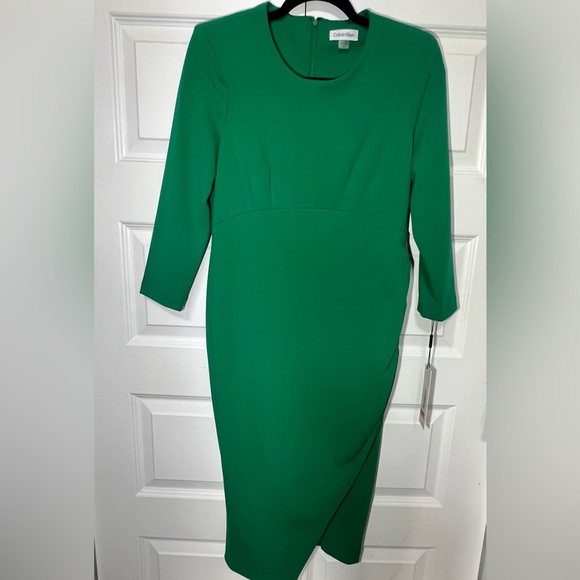 Beautiful Kelly green dress size 8 - Picture 2 of 5